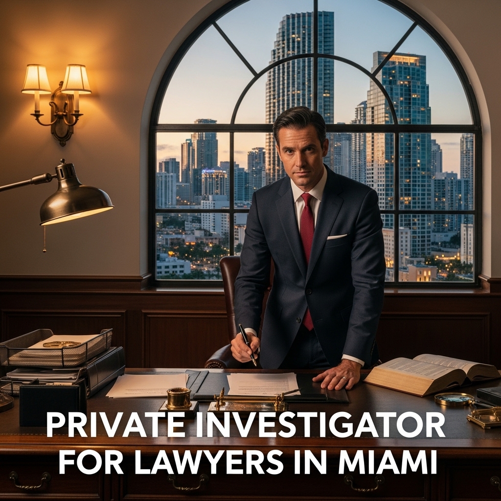 Private Investigation Services for Miami Attorneys